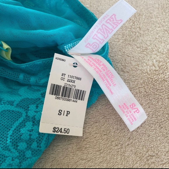 NWT PINK Bralette and Panty - Picture 5 of 6